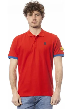 Invicta Homme, Tops, Rouge, Taille: 2XL Polo Classique avec Détail Logo