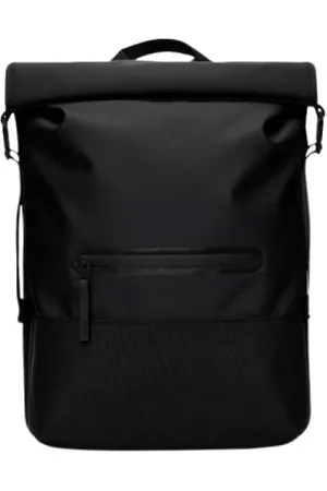 Rains Unisex, Sacs, Noir, Taille: ONE Size Sac à dos Trail Rolltop