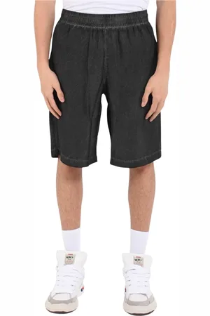 Diesel Homme, Shorts, Noir, Taille: XL Short Bermuda en acétate fluide avec taille élastique