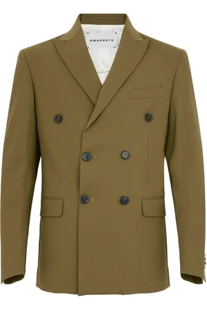 AMARANTO Amaránto, Homme, Vestes, Vert, Taille: M Veste verte pour activités extérieures