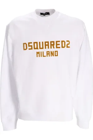 Dsquared2 Homme, Sweatshirts et sweats à capuche, Blanc, Taille: XL Collection Pulls Blancs