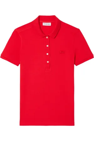 Lacoste Femme, Tops, Rouge, Taille: 38 FR T-shirts et Polos Rouges