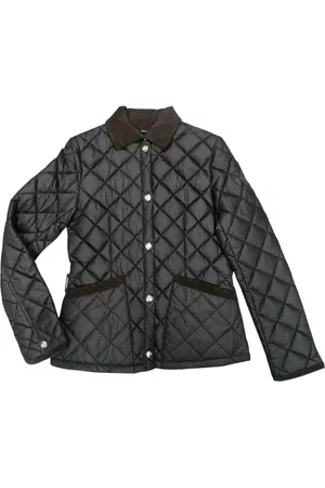 HUSKY Femme, Vestes, Noir, Taille: 46 FR Veste matelassée en velours marron à rayures