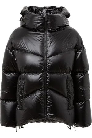 add Femme, Vestes, Noir, Taille: 40 FR Veste à capuche en polyamide noir
