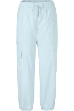 Marc Cain Femme, Pantalons, Bleu, Taille: 38 FR Pantalon Bleu Ys 81.48