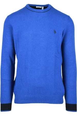U.S. Polo Assn. Homme, Pulls, Bleu, Taille: S Pull en mélange de laine