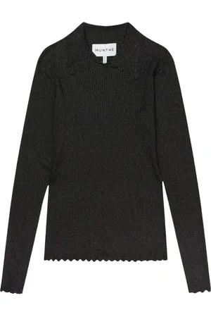 Munthe Femme, Pulls, Noir, Taille: 38 FR Pulls Noirs