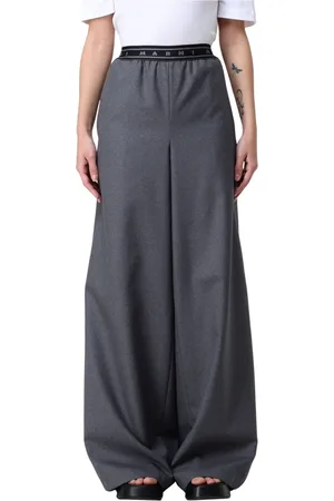 Marni Femme, Pantalons, Noir, Taille: 36 FR Pantalons Élégants pour Hommes et Femmes