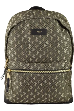 Jimmy Choo Homme, Sacs, , Taille: ONE Size Sac à Dos en Tissu avec Fermeture Éclair