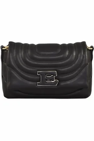 ERMANNO SCERVINO Femme, Sacs, Noir, Taille: ONE Size Sac à bandoulière Flap Rives avec Clip