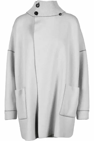LE TRICOT PERUGIA Femme, Pulls, Gris, Taille: 40 FR Manteau