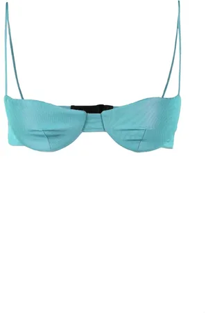 LAQUAN SMITH Femme, Maillots de bain, Vert, Taille: 38 FR Haut Élégant en Polyester