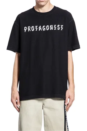 44 Label Group Homme, Tops, Noir, Taille: M T-shirt Jersey Antagoniste Noir