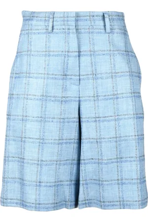 BALLANTYNE Femme, Shorts, Bleu, Taille: 36 FR Bermuda
