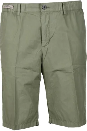 Paul & Shark Homme, Shorts, Vert, Taille: M Shorts Bermuda en coton avec fermeture éclair