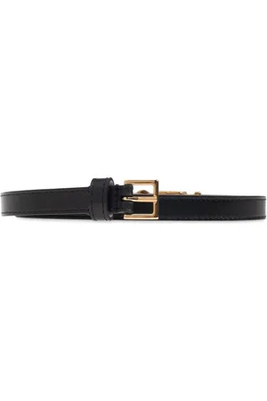 VERSACE Femme, Accessoires, Noir, Taille: 90 CM Ceinture en cuir
