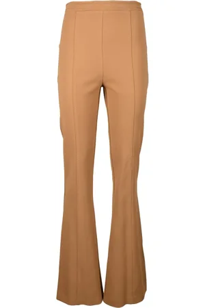 Elisabetta Franchi Femme, Pantalons, Brun, Taille: 42 FR Pantalon
