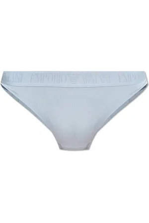 EA7 Femme, Sous-vêtements, Bleu, Taille: 44 FR Deux-pack figue