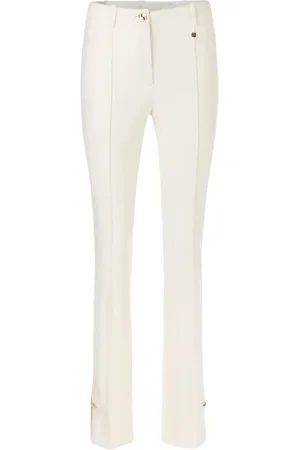 Marc Cain Femme, Pantalons, , Taille: 40 FR Pantalon Ecru Xc 81.04 J42