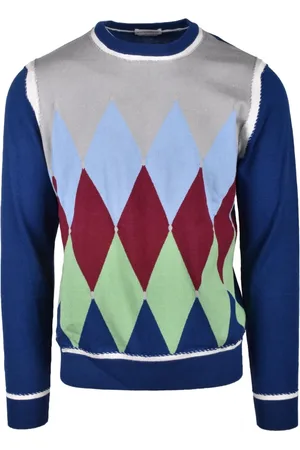 BALLANTYNE Homme, Pulls, Bleu, Taille: L Maglia
