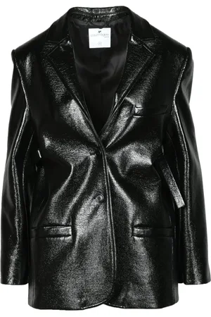 Courrèges Femme, Vestes, Noir, Taille: 42 FR Veste en mélange de coton