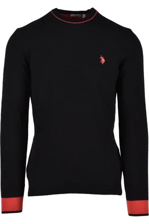 U.S. Polo Assn. Homme, Pulls, Noir, Taille: 2XL Pull en mélange de laine