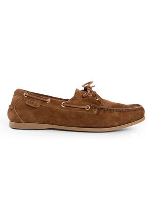 Tom Ford Homme, Chaussures, Brun, Taille: 43 EU Mocassins en daim Fermeture à lacets Semelle en caoutchouc