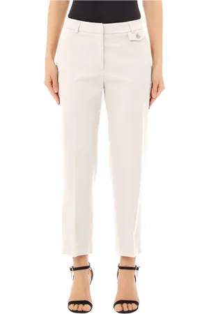 Liu Jo Femme, Pantalons, Blanc, Taille: 36 FR Pantalon Chino pour hommes et femmes