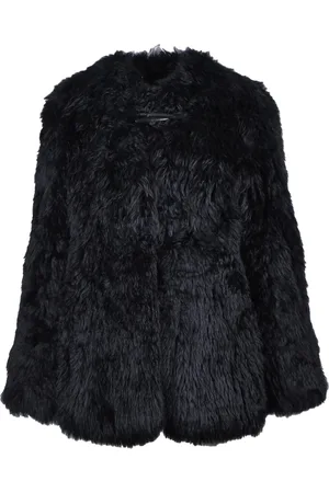 We11 Done Femme, Vestes, Noir, Taille: 42 FR Manteau en cachemire de chèvre