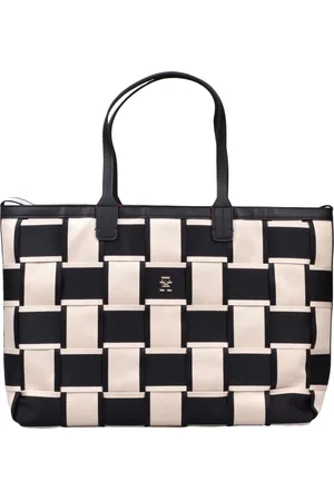 Tommy Hilfiger Femme, Sacs, Multicolore, Taille: ONE Size Sac Tote Élégant avec Fermeture à Cordon