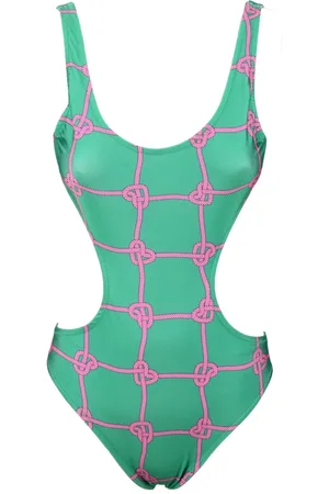 Chiara Ferragni Femme, Maillots de bain, Vert, Taille: 42 FR Costume