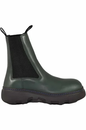 Burberry Homme, Chaussures, Vert, Taille: 40 EU Bottes