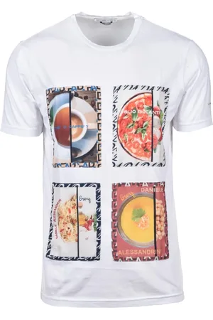 D.A. Daniele Alessandrini Homme, Tops, Blanc, Taille: M Tshirt