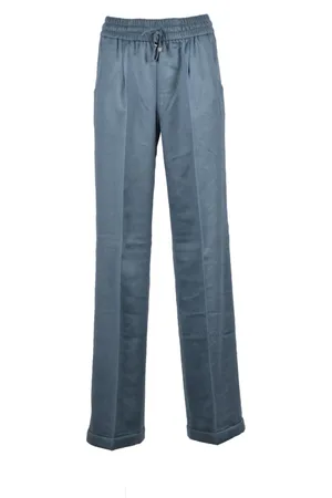 Kiton Femme, Pantalons, Bleu, Taille: 36 FR Pantalon