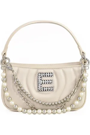 ERMANNO SCERVINO Femme, Sacs, Blanc, Taille: ONE Size Perle Regina Mini Sac à bandoulière