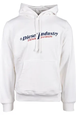Diesel Homme, Sweatshirts et sweats à capuche, Blanc, Taille: M Maglia