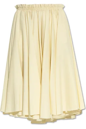 Ami Femme, Jupes, Jaune, Taille: 36 FR Jupe en laine