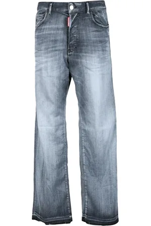 Dsquared2 Femme, Jeans, Gris, Taille: 36 FR Jean en mélange de coton stretch