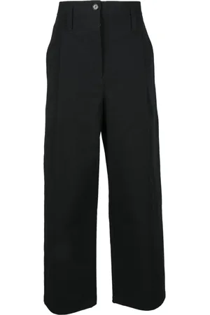Serafini Femme, Pantalons, Noir, Taille: 36 FR Pantalon en coton et élasthanne
