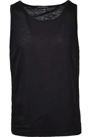 D.A. Daniele Alessandrini Homme, Tops, Noir, Taille: XL Débardeur en Matières Mélangées