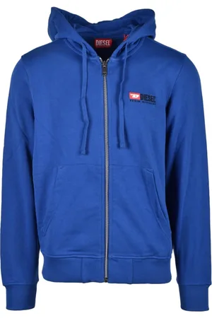 Diesel Homme, Sweatshirts et sweats à capuche, Bleu, Taille: L Sweat en Coton Modèle