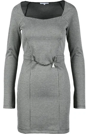 Patrizia Pepe Femme, Robes, Gris, Taille: 38 FR Robe femme