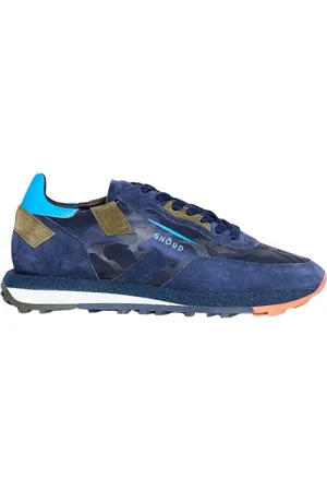 Ghoud Homme, Chaussures, Bleu, Taille: 44 EU Baskets basses camouflage pour homme