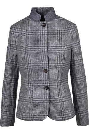 Kiton Femme, Vestes, Gris, Taille: 40 FR Veste