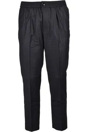 Ami Homme, Pantalons, Gris, Taille: S Pantalon en Laine Vierge