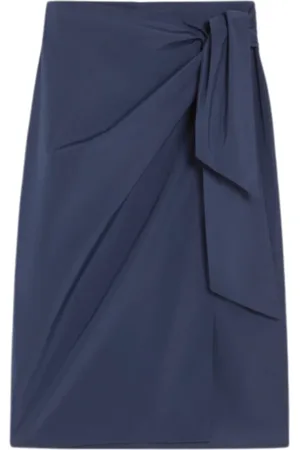 Max Mara Femme, Jupes, Bleu, Taille: 36 FR Jupe Bleue 2515101042600