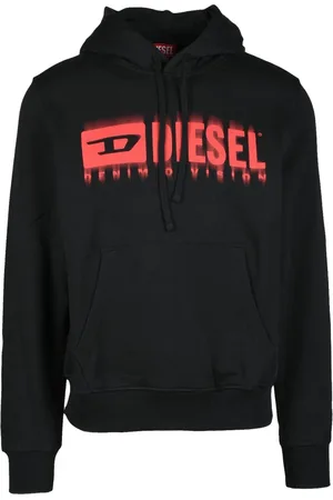 Diesel Homme, Sweatshirts et sweats à capuche, Noir, Taille: M Sweat en Coton