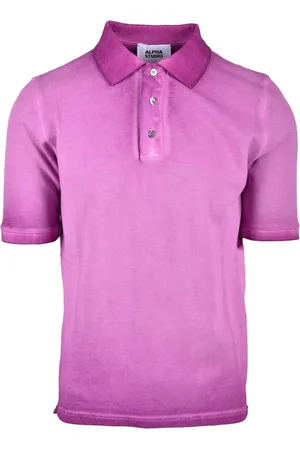 ALPHA STUDIO Homme, Tops, Violet, Taille: XL Polo