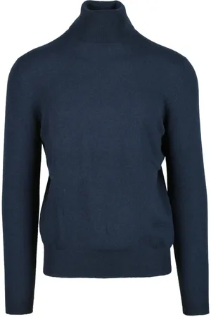 BALLANTYNE Homme, Pulls, Bleu, Taille: 2XL Pull en Cachemire à Col Haut