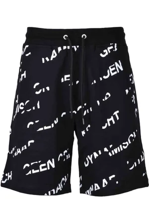 Bikkembergs Homme, Shorts, Noir, Taille: XL Short Bermuda en Coton et Élasthanne